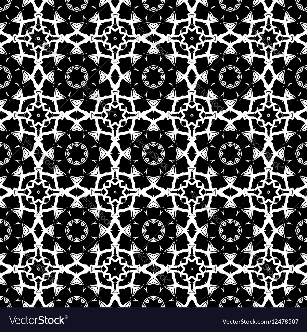 Ornamental seamless line pattern