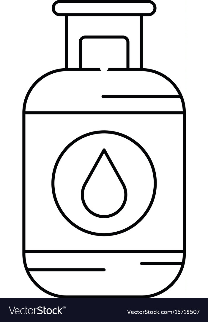 Propane Gas Tank Icon Royalty Free Vector Image