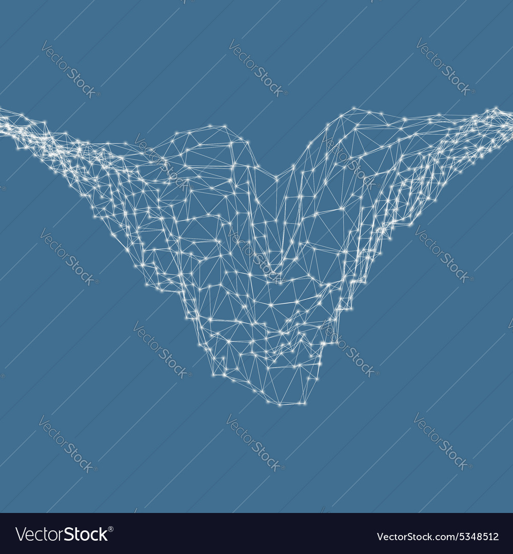 3d abstract background technology