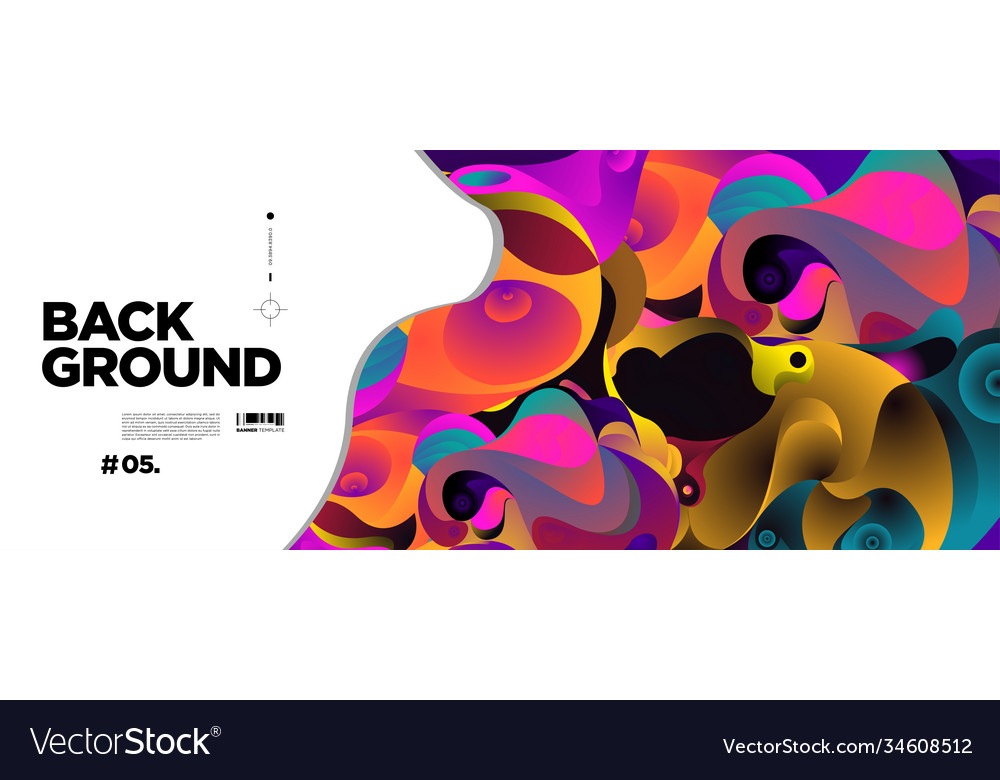 Abstract liquid shape fluid design isolated