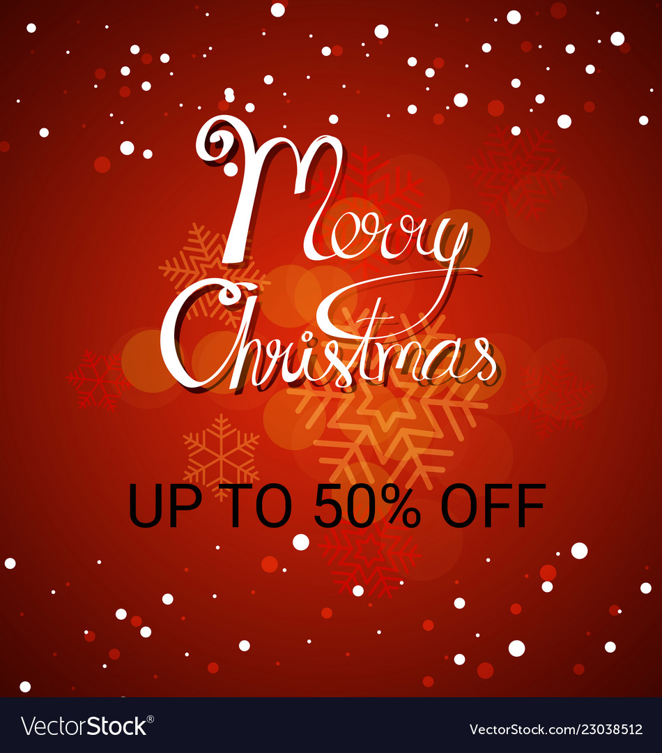 Christmas sale background