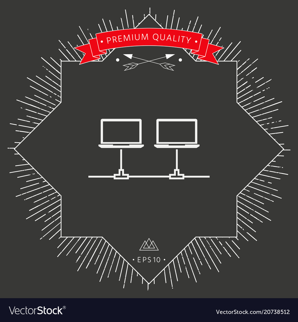 Computer network icon