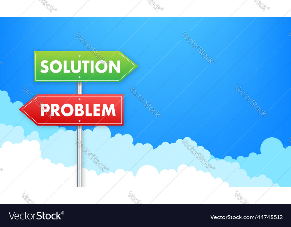 Problem and Solution Road Signs