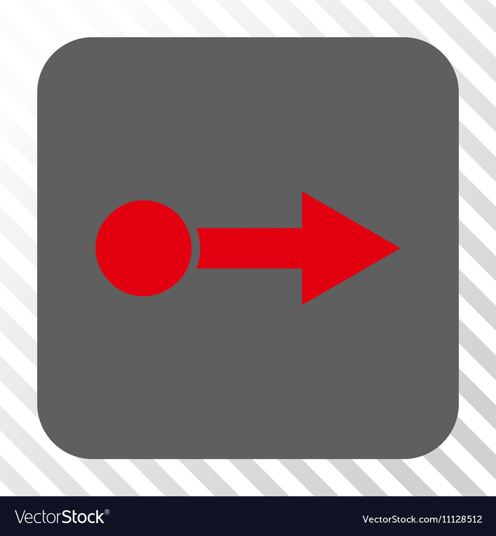 Pull right rounded square button