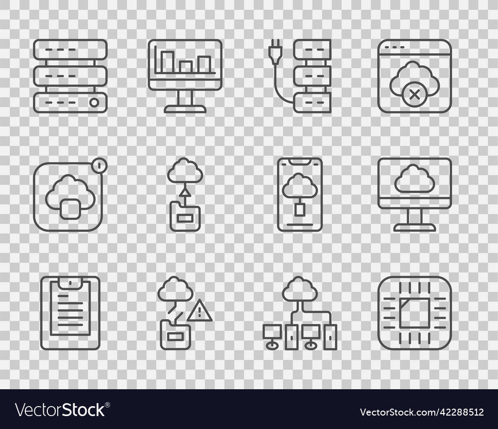 Set line server data report processor with cpu vector image Set line server data report processor with cpu