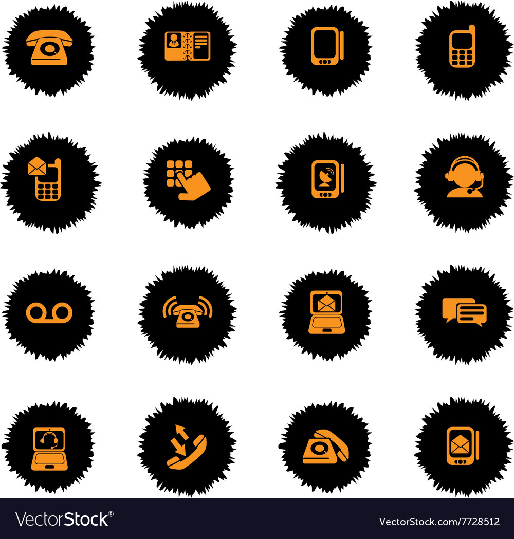 Telephone icons