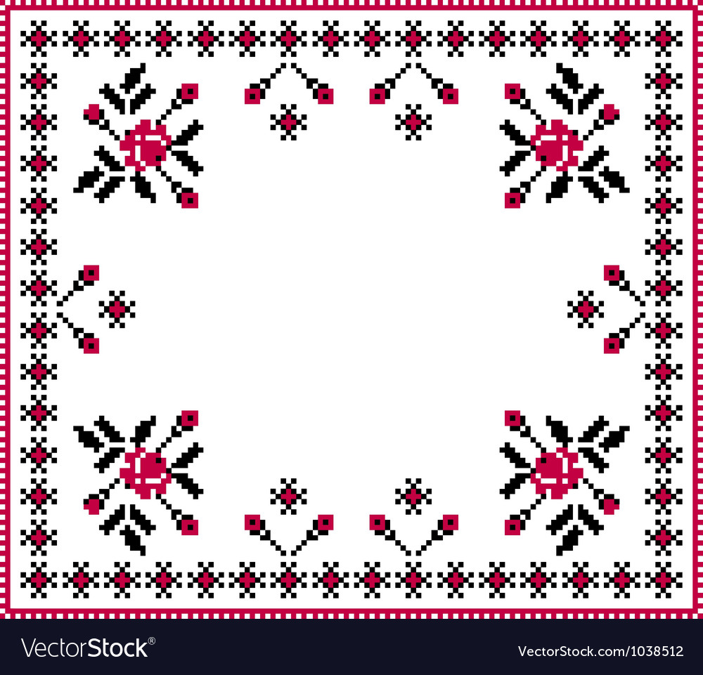 Ukrainian pattern ornament