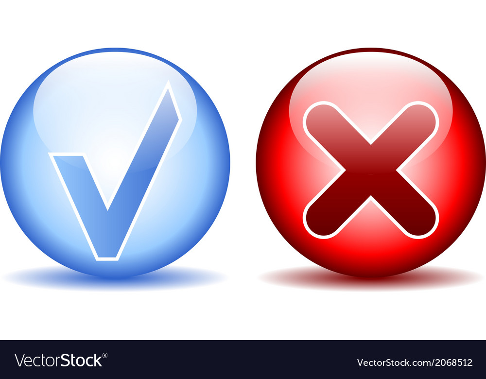 Yes and no buttons