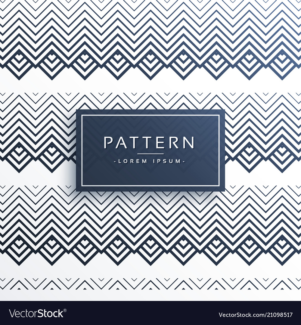 Abstract zigzag aztec style pattern