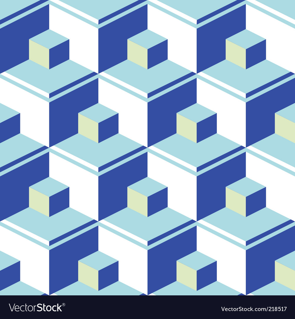 Geometric Cube Pattern
