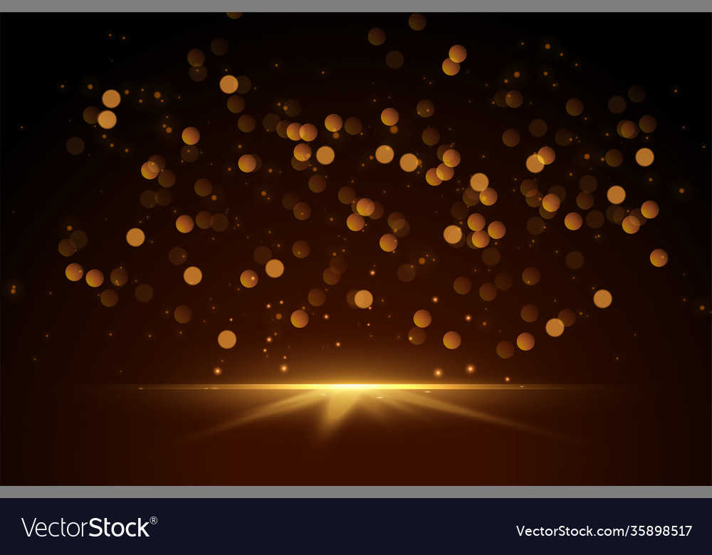 Glittering bokeh sparkles lights background design