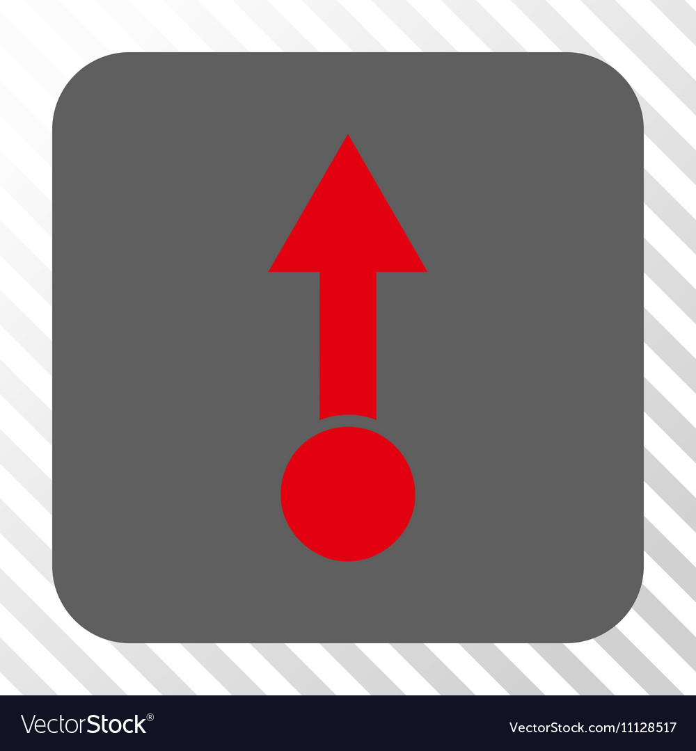 Pull up rounded square button