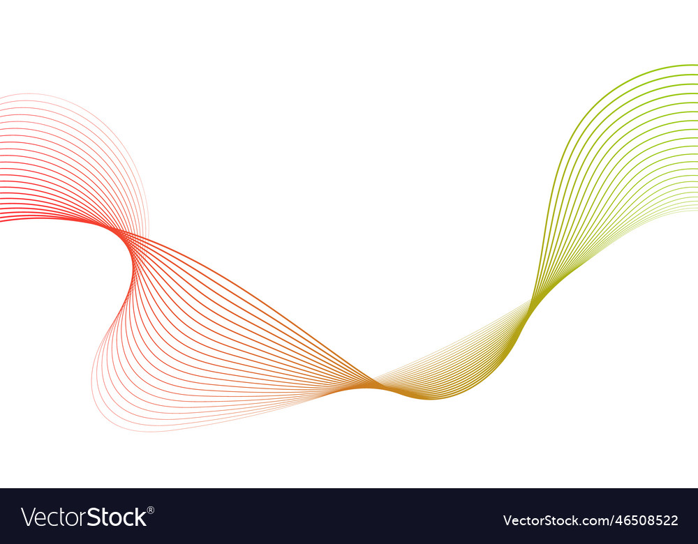 Abstract colorful wave element for design digital Vector Image Abstract colorful wave element for design digital