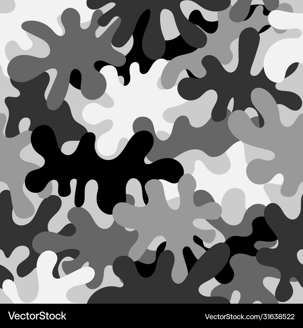 Camouflage seamless pattern background classic Vector Image