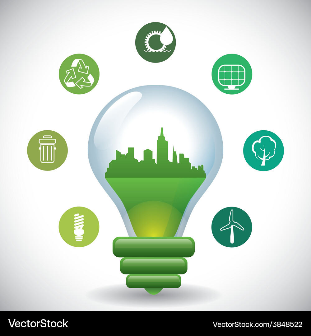 Eco concept Royalty Free Vector Image - VectorStock