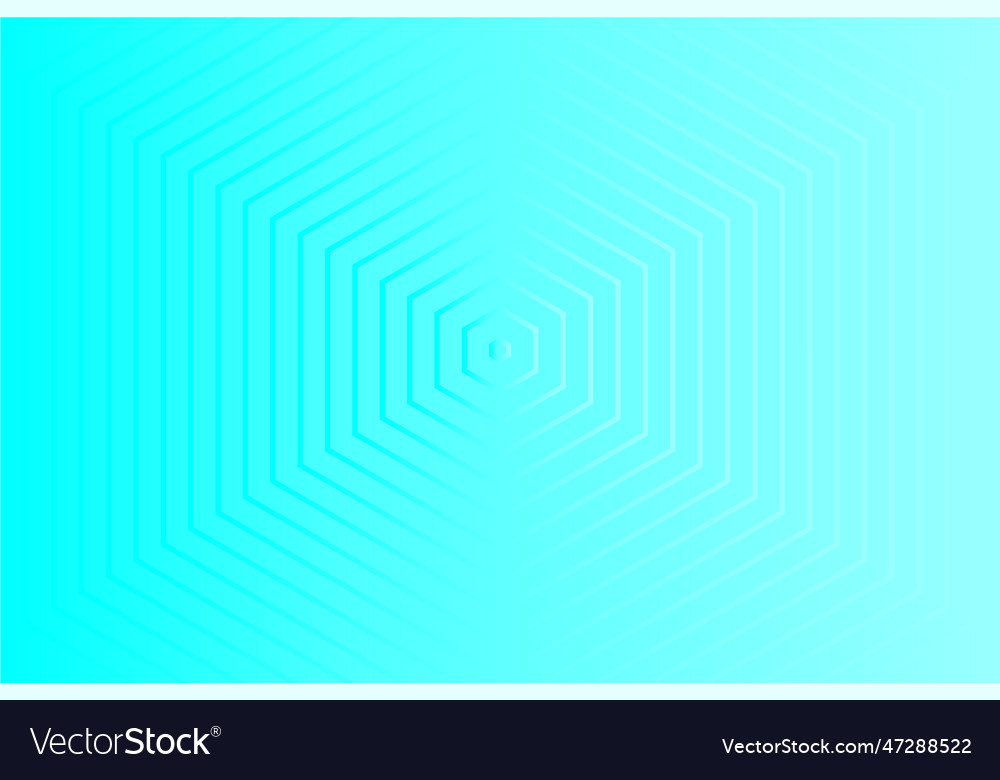 Gradient blue background and hexagonal watermark vector image Gradient blue background and hexagonal watermark