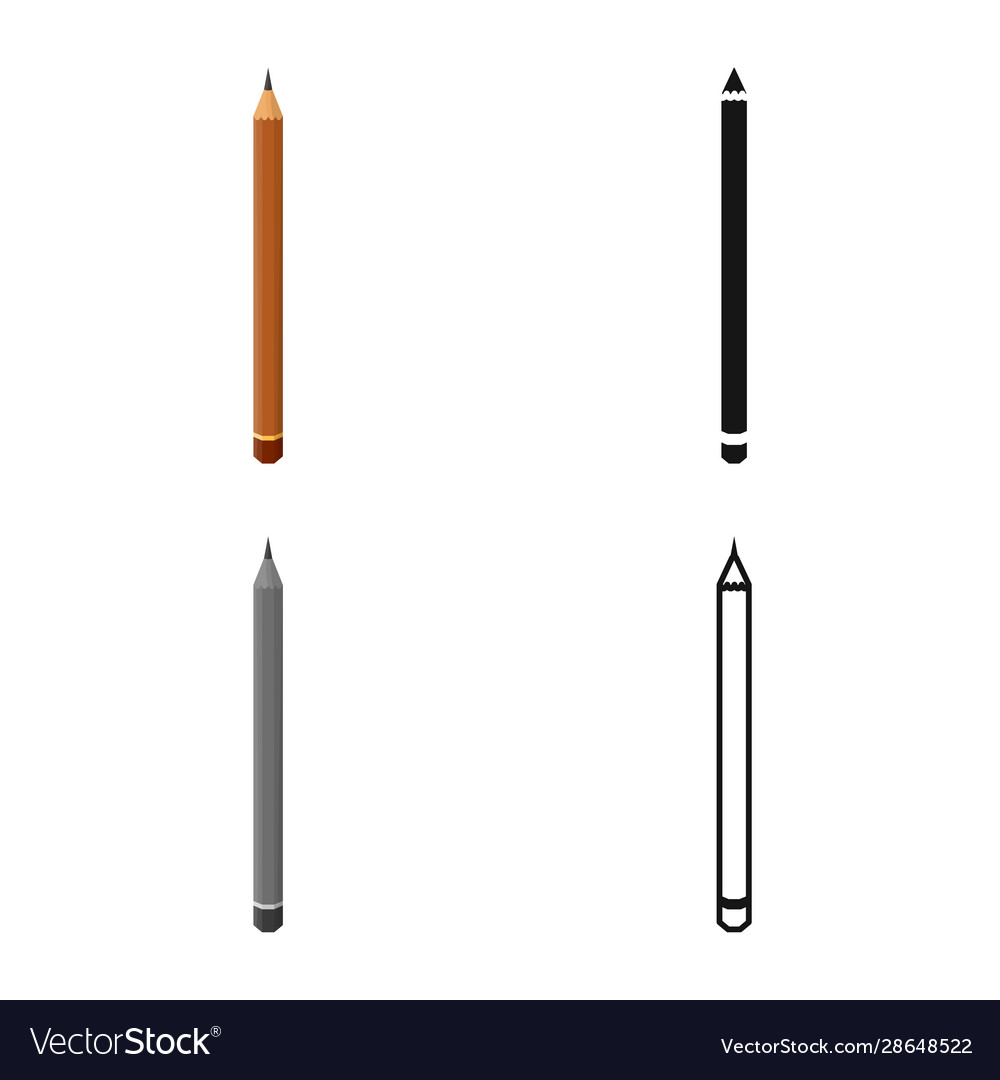 Isolated object pencil and draw icon web