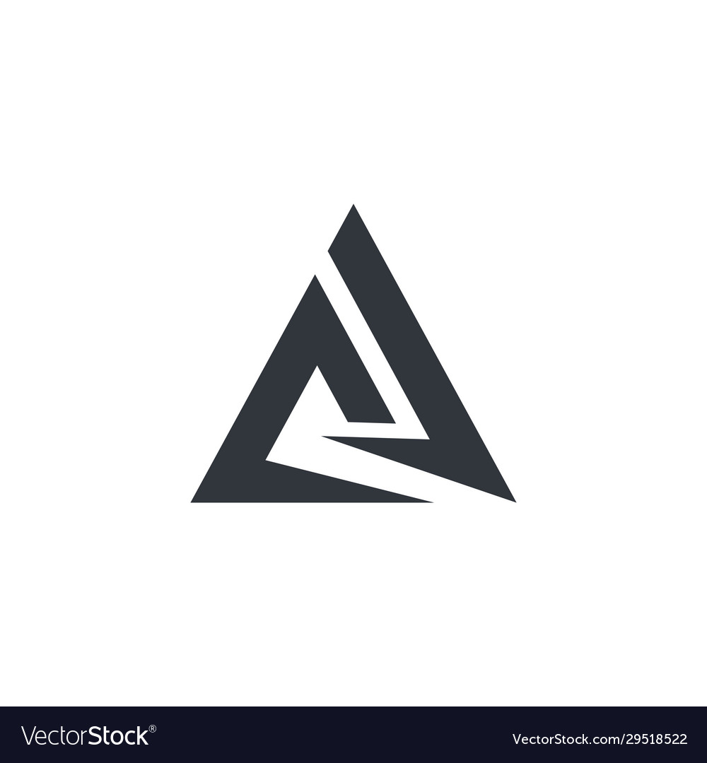 Letter a logo template