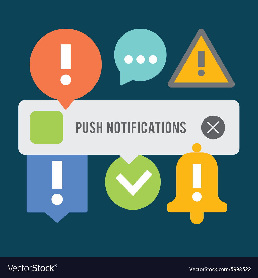 Push Notification Icons Set