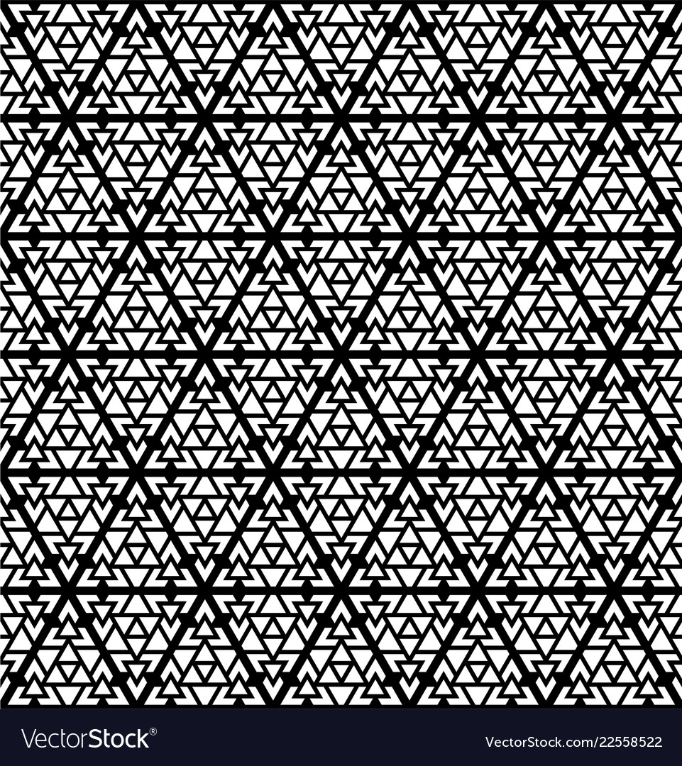 Seamless abstract pattern in the form of triangles