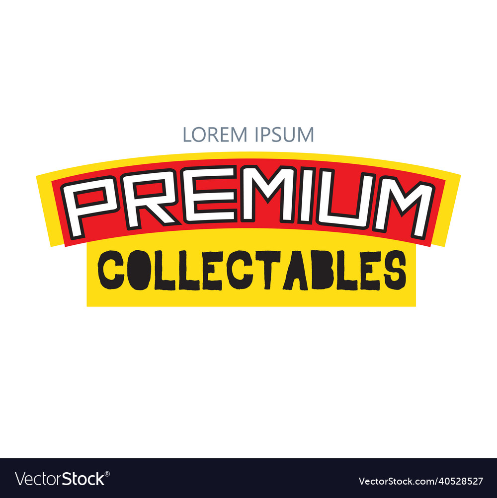 Premium collectables logo design