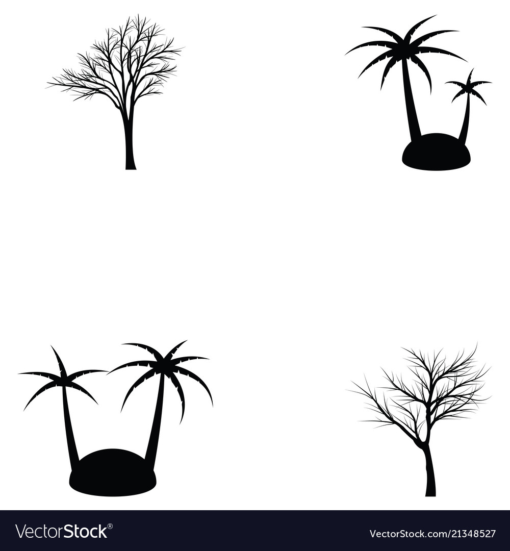 Tree icon set