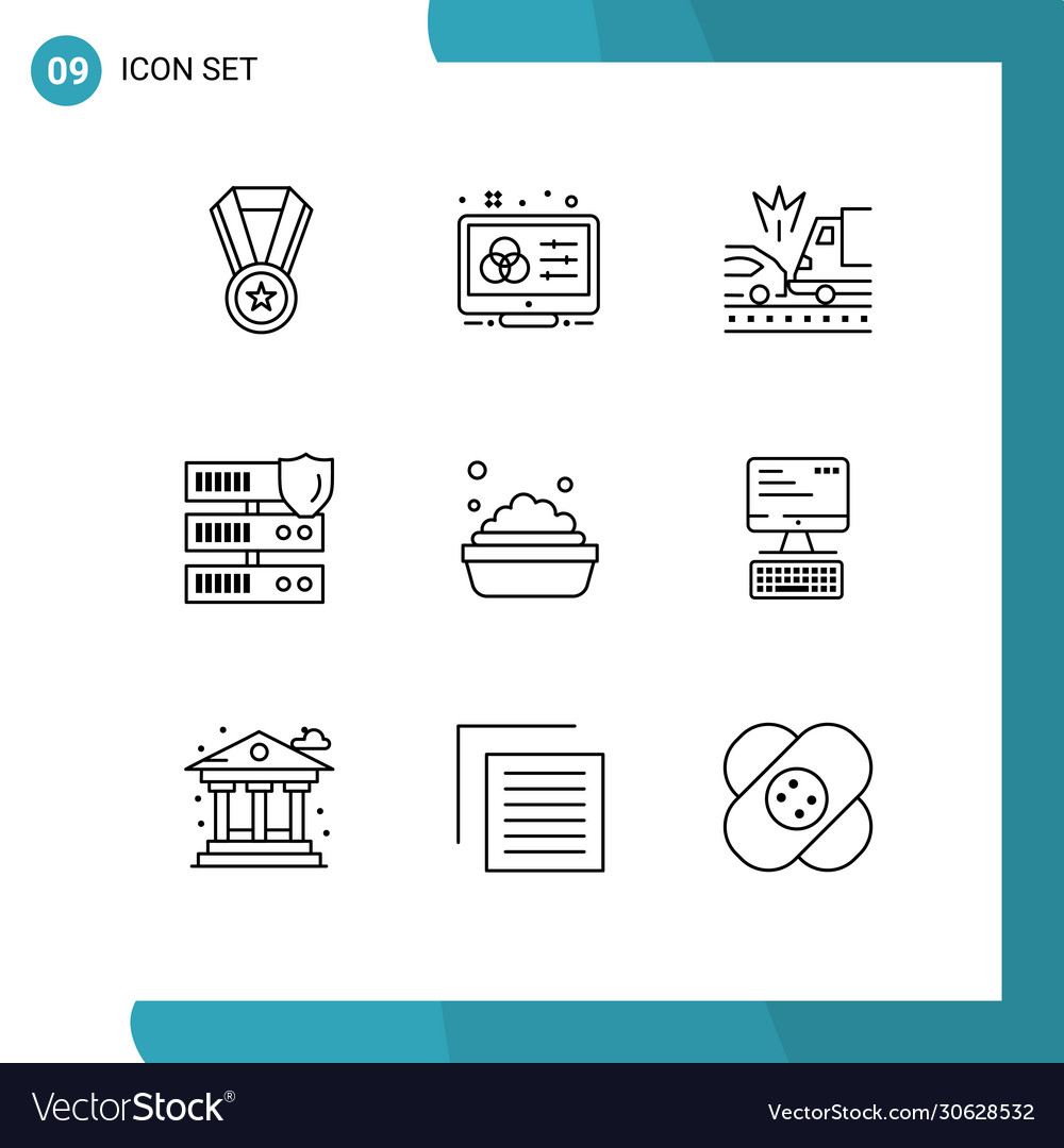 9 universal outlines set for web and mobile