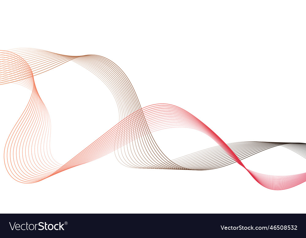 Abstract colorful wave element for design digital vector image Abstract colorful wave element for design digital