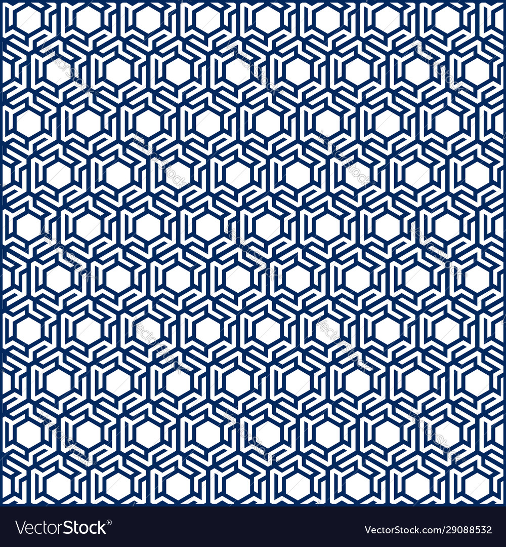 Abstract geometric pattern a seamless background vector image Abstract geometric pattern a seamless background