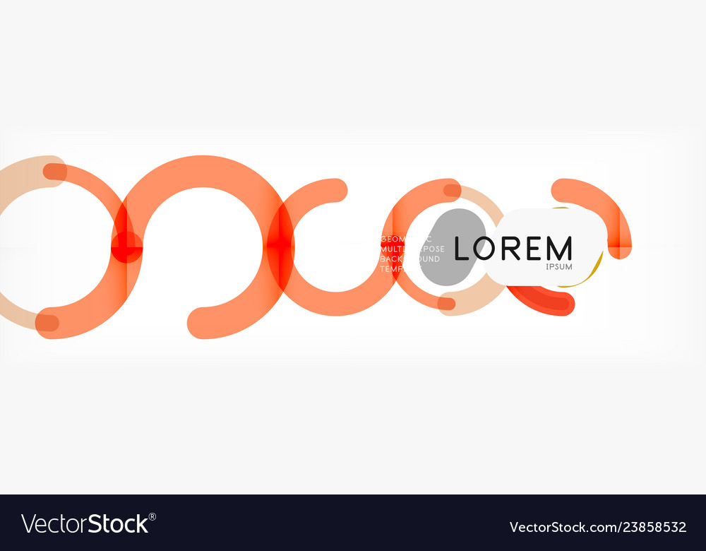 Circular lines design background vector image Circular lines design background