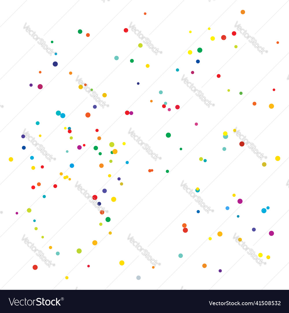 Bunte zufällige diffuse Kreise Punkte Muster vector image Bunte zufällige diffuse Kreise Punkte Muster