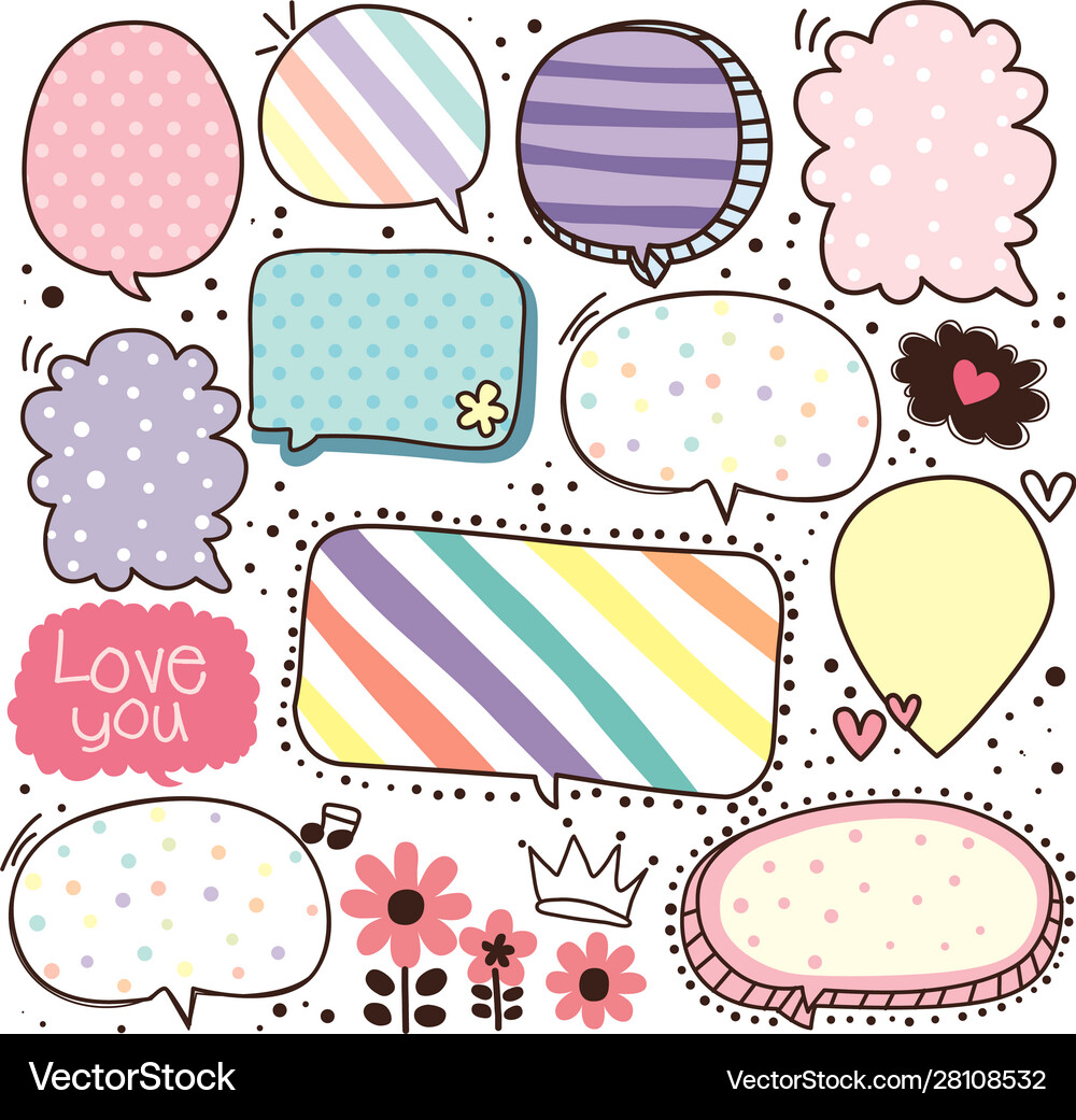 Cute doodle Royalty Free Vector Image - VectorStock