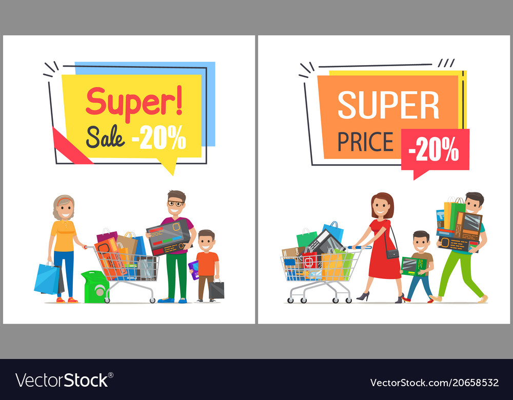 Familienurlaub Verkauf Poster
