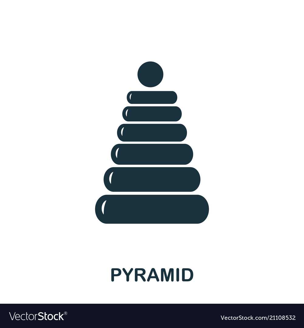 Pyramid icon mobile apps printing and more usage