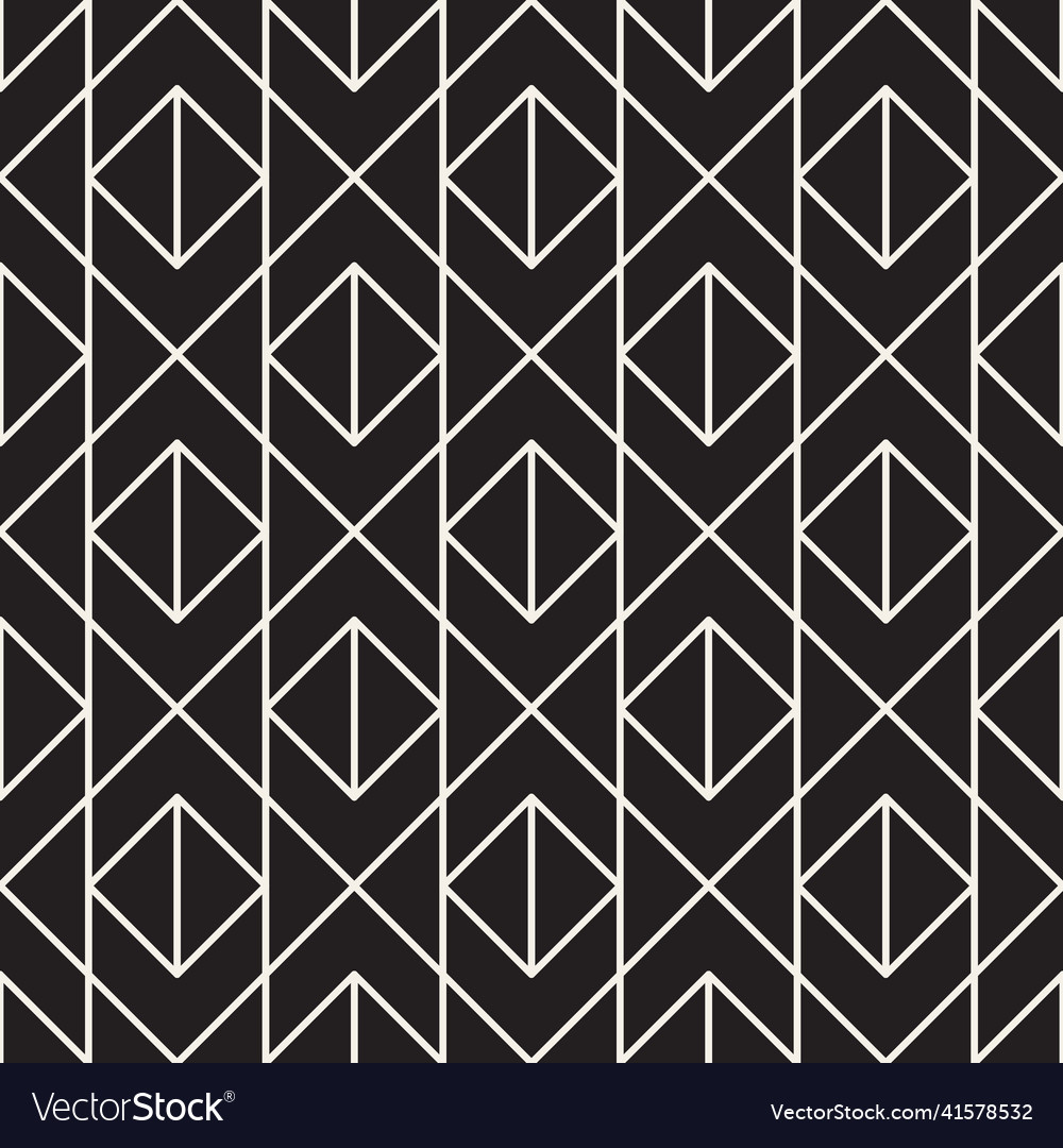 Seamless pattern repeating geometric elements vector image Seamless pattern repeating geometric elements