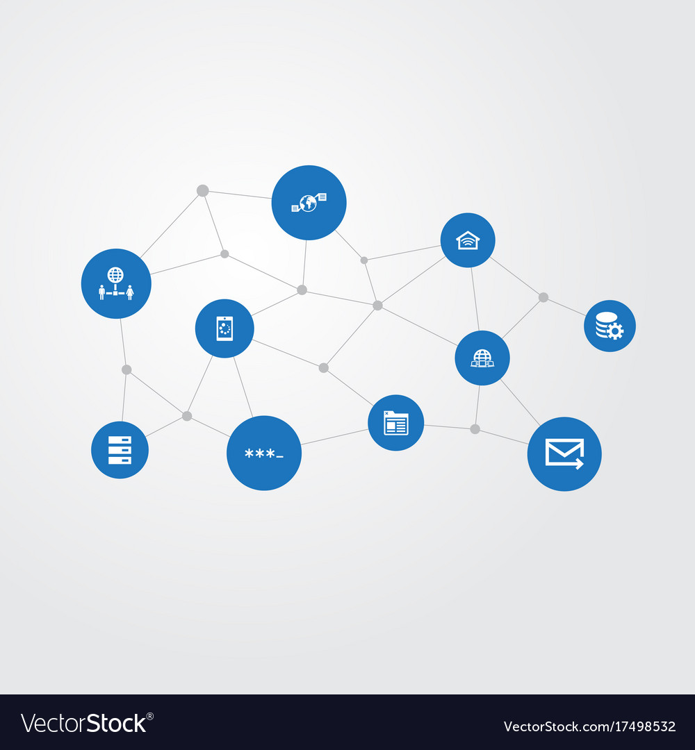 Set of simple browser icons