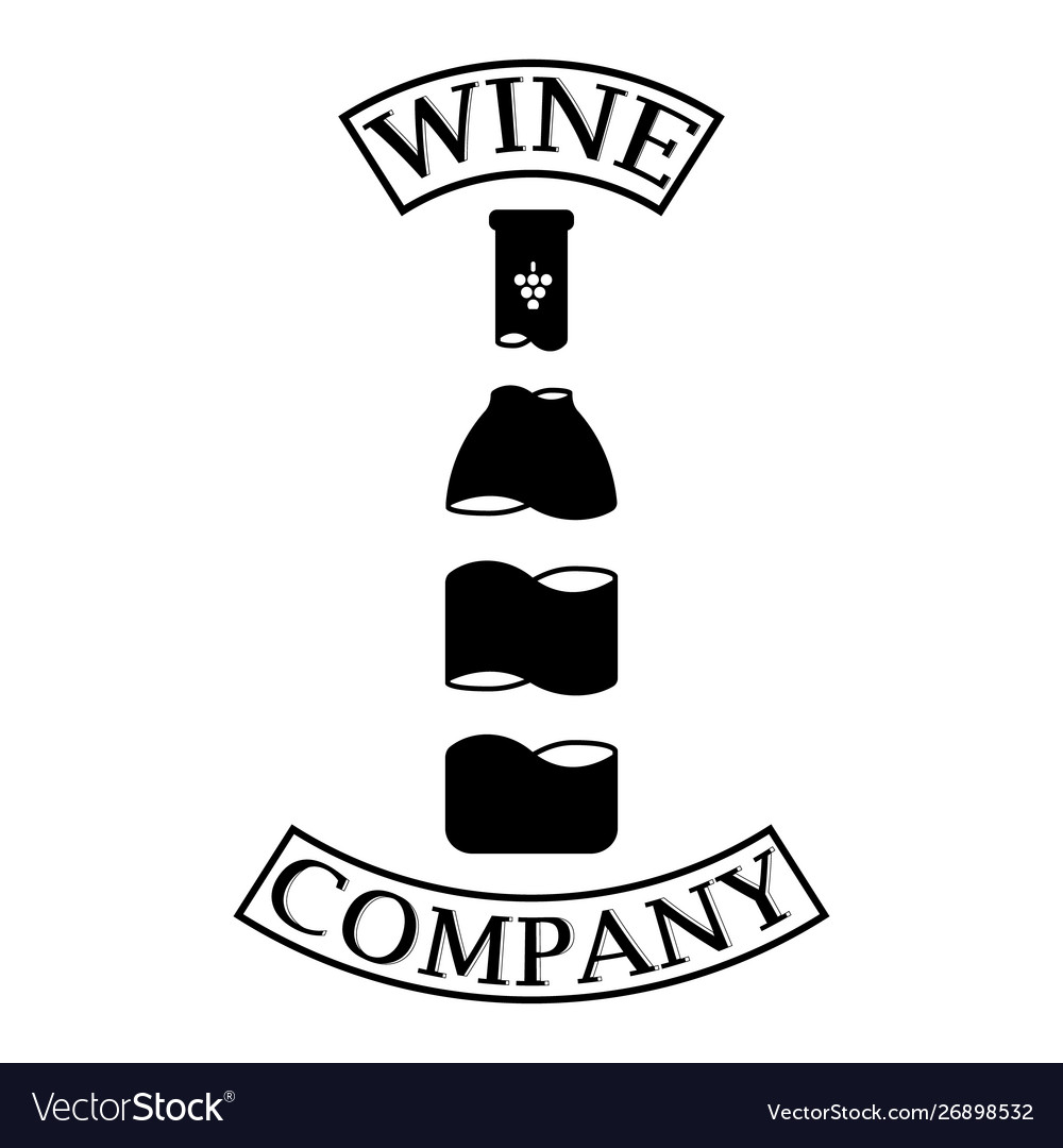 Unusual design bottle in a simple style vector image Unusual design bottle in a simple style
