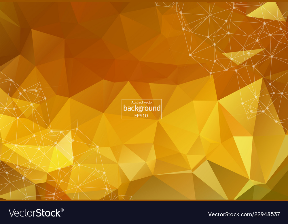 Abstract dark orange geometric polygonal