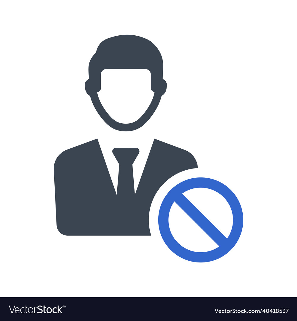 Account block icon