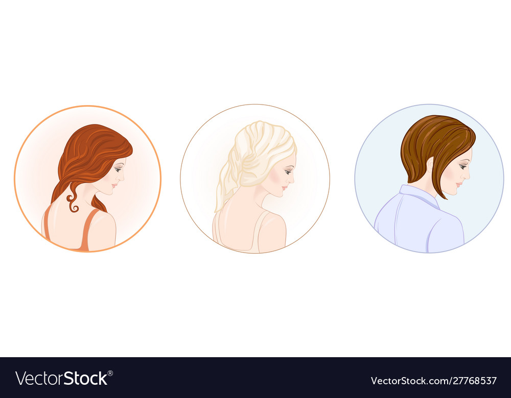 Schöne Frau 30-39 oder 40-49 vector image Schöne Frau 30-39 oder 40-49