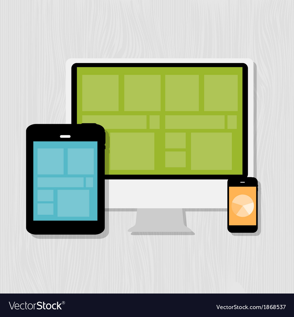 Computing concept on different electronic devices