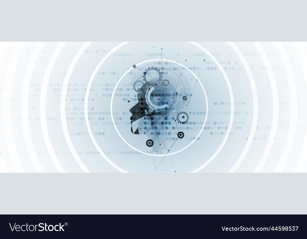 Conceptual technology of artificial intelligence vector image Conceptual technology of artificial intelligence