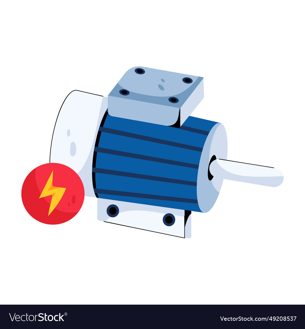 Electric motor Royalty Free Vector Image - VectorStock