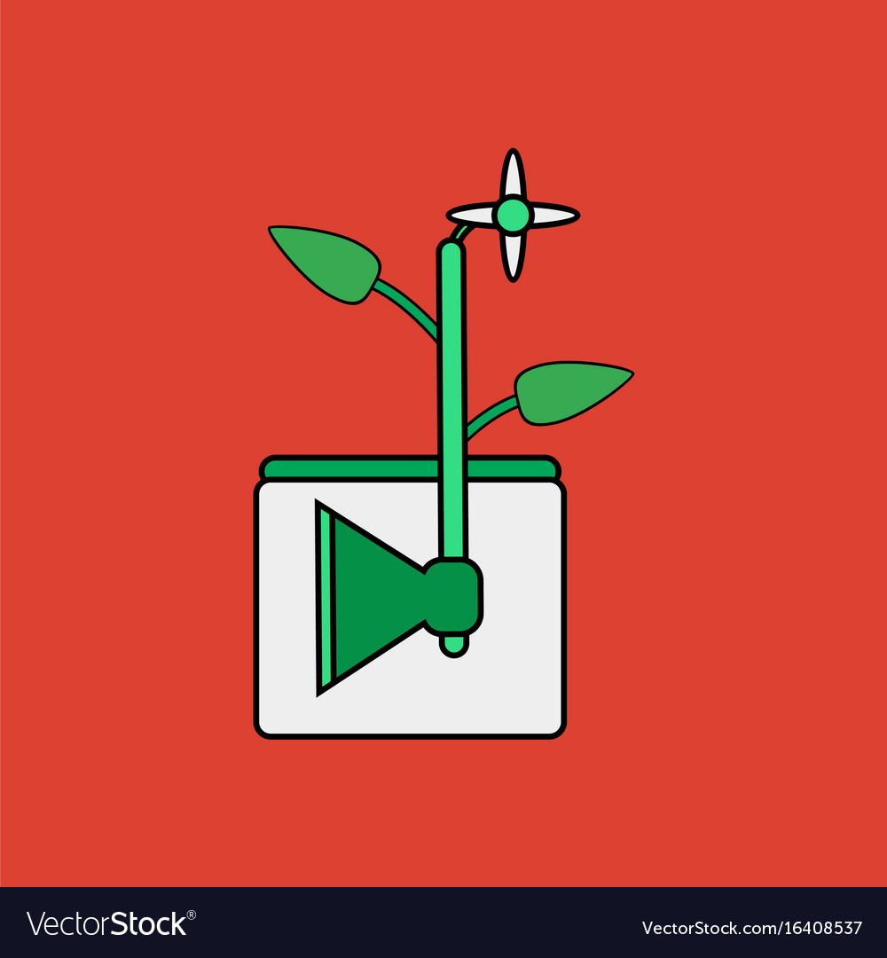 Flat icon design collection axe with buds