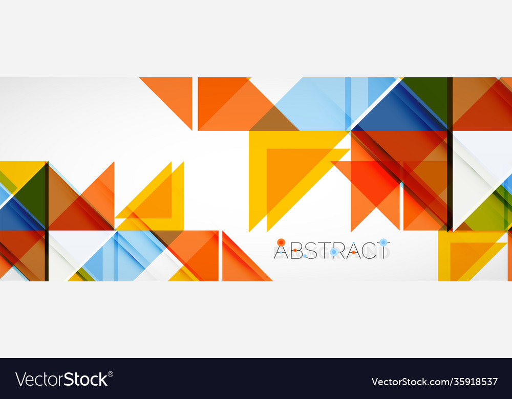 Geometric abstract background techno color