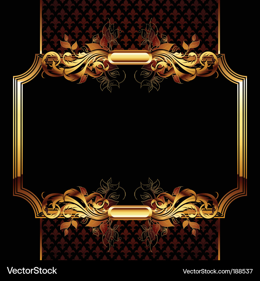 Ornate frame Royalty Free Vector Image - VectorStock