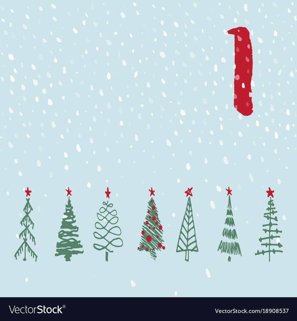 Page advent calendar 25 days christmas