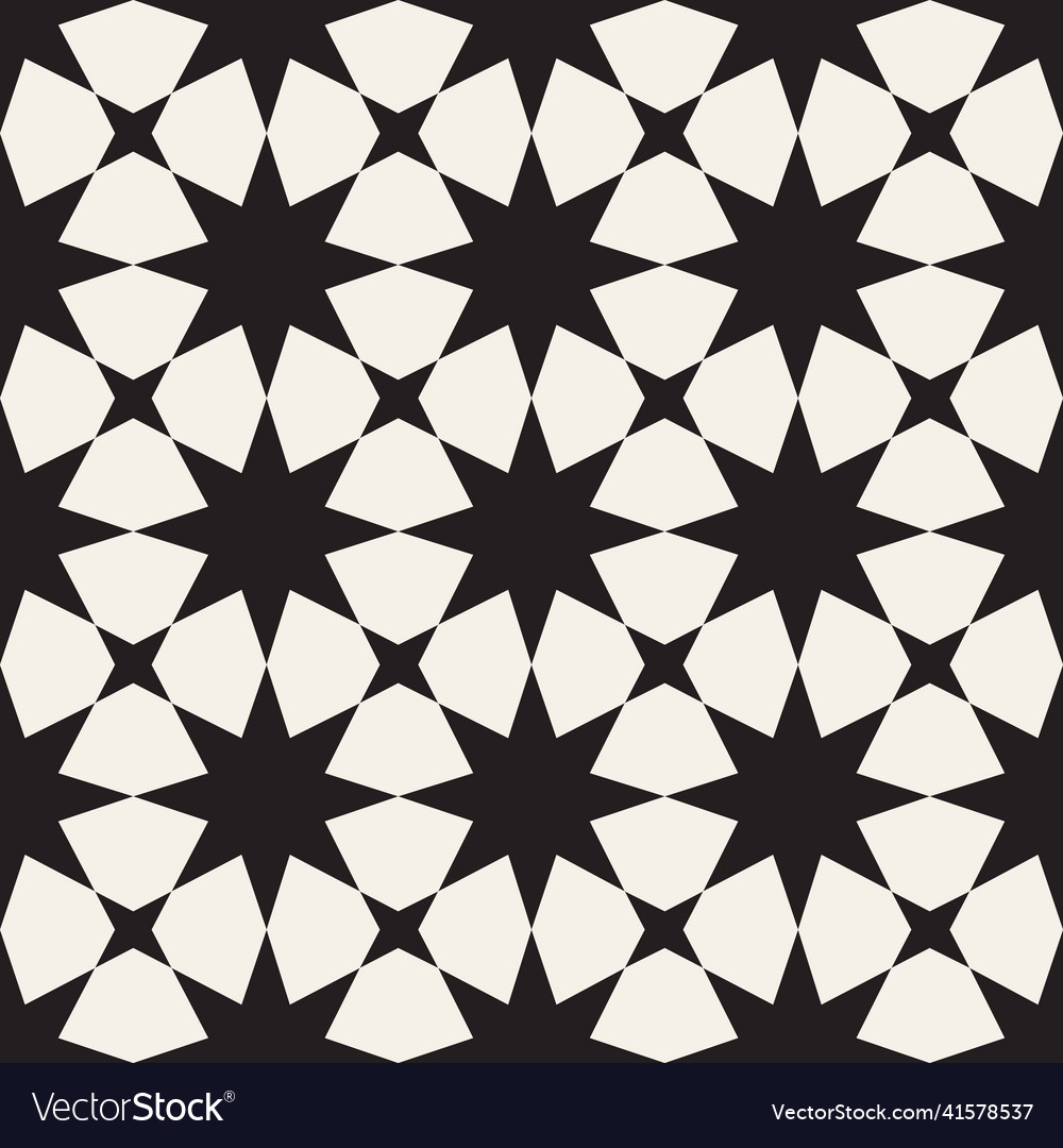 Seamless pattern repeating geometric elements