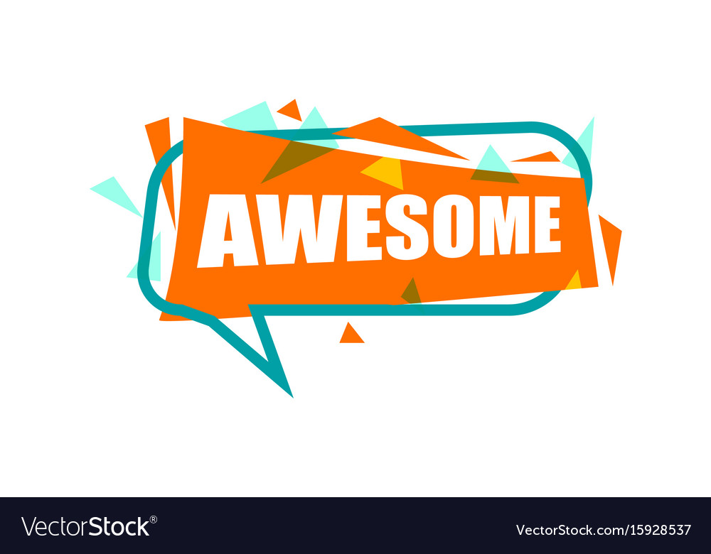 Speech Bubble with Text