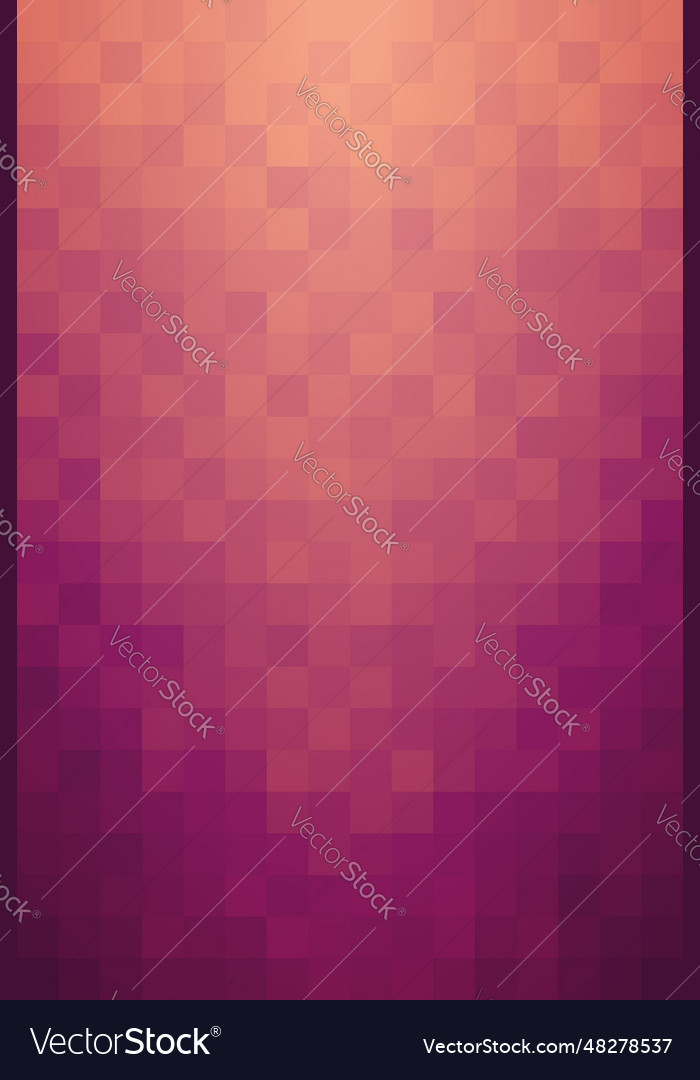 Square shape background pattern orange gradient vector image Square shape background pattern orange gradient